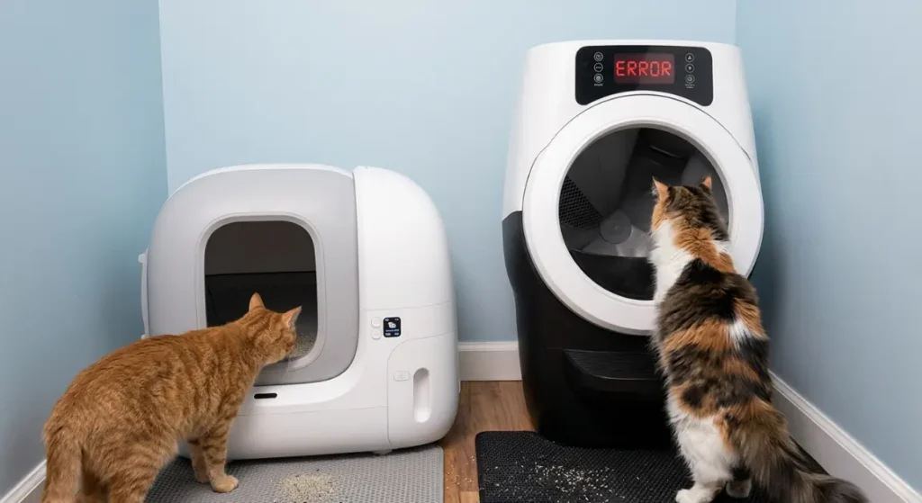 Petkit litter box vs whisker litter robot