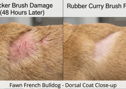 french bulldog grooming brush vs slicker