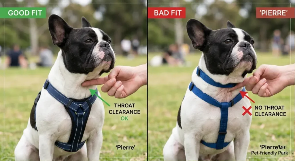top harnesses for adult french bulldogs fit throat clearance vs riding up