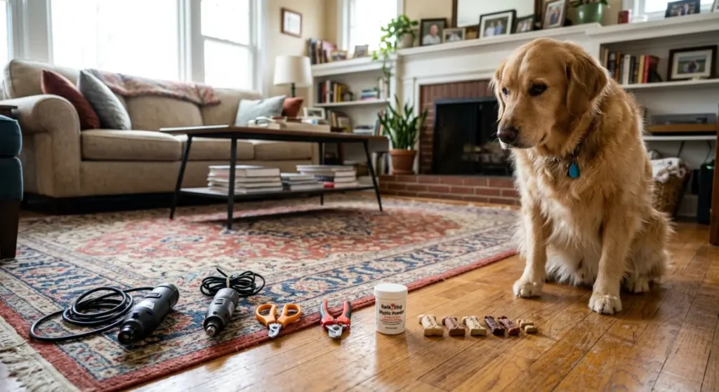 Frenchie nail grinder vs clippers
