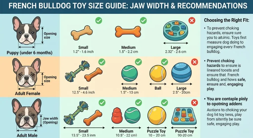 indestructible toys french bulldog chewers size guide by jaw width