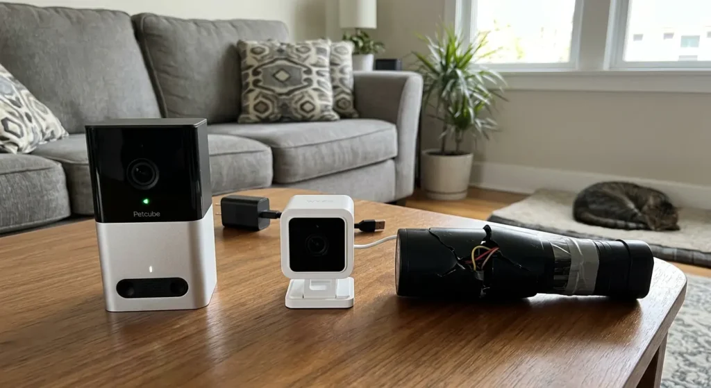 Petcube, Wyze Cam v4, and the broken $45 laser toy